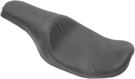 Drag Specialties Mild Stitched Vinyl Predator Seat in Black For 2010-2023 Touring Models With Razorback Fuel Tank (0801-0974)