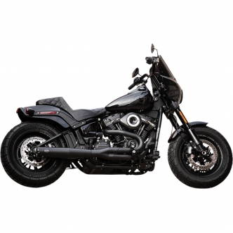 S&S Cycle 2 Into 1 Exhaust in Black Finish For 2018-2023 Softail Models (550-0788)