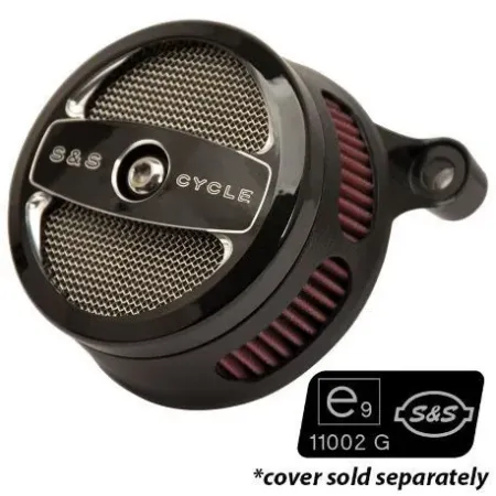 S&S Cycle EC Approved Stealth Air Cleaner Kit In Black Finish For 2007-2022 HD Sportster 883/1200 Models (170-0329)