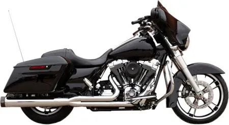 S&S Cycle Sidewinder 2 Into 1 Exhaust System In Chrome For Harley Davidson 1995-2009 Touring Models (550-0776)