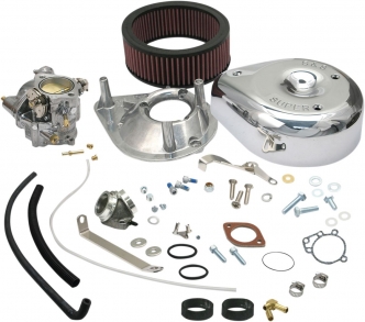 S&S Super E Carburetor Kit For 1957-1978 XL Sportster With O-Ring Manifold  Models (11-0404)