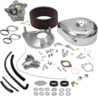 S&S Super E Carburetor Kit For 1984-1992 Big Twin Without Head Vent Models (11-0407)