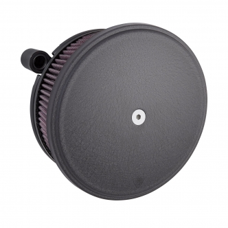 Arlen Ness Smooth Stage 2 Big Sucker Air Cleaner Kit In Black With Pre-Oiled Filter For Harley Davidson 1999-2017 Dyna, Softail & Touring Models (Excl. E-Throttle) (18-820)