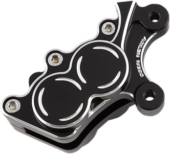 Arlen Ness Billet Front Right Brake Caliper Housing In Black For Harley Davidson 2008-2023 Touring Models (02-849)