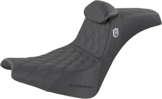 Saddlemen Pro Series SDC Performance Gripper Seat With Drivers Lumbar Rest For Harley Davidson 2018-2023 Softail FXBB & FXST Models (SC81830DBRT)