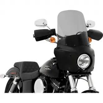 Memphis Shades 17 Inch Road Warrior Windshield Black Smoke (MEP87012)