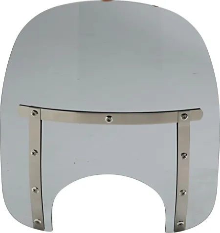 Memphis Shades 15 Inch Tall Slim Windshield In Dark Black Smoke For Standard 9 Inch Headlights (MEM41210)