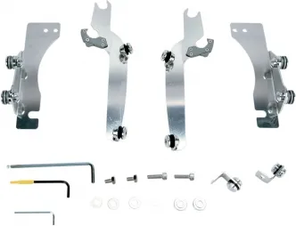 Memphis Shades No-Tool Trigger-Lock Mounting Kit For Memphis Sportshield In Polished Finish For Suzuki Models (MEM8931)