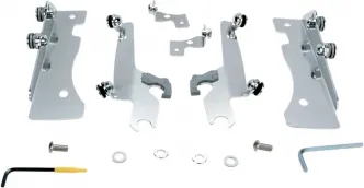 Memphis Shades No-Tool Trigger-Lock Mounting Kit For Memphis Sportshield In Polished Finish For Yamaha Models (MEM8933)