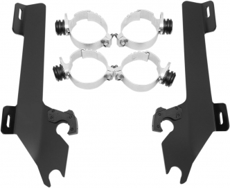 Memphis Shades Batwing Trigger-lock Kit In Black Finish For Honda Models (MEM8996)
