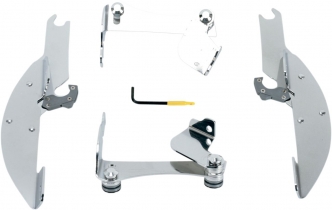 Memphis Shades Batwing Trigger-lock Kit In Polished Finish For Honda Models (MEK1901)