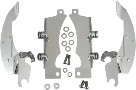 Memphis Shades Batwing Trigger-lock Kit In Polished Finish For Yamaha Models (MEK1915)
