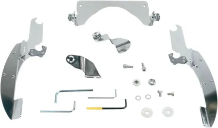 Memphis Shades Batwing Trigger-lock Kit In Polished Finish For Suzuki Models (MEK1918)