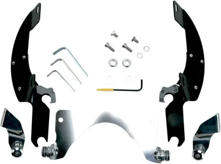 Memphis Shades Batwing Trigger-lock Kit In Black Finish For Suzuki Models (MEK1919)