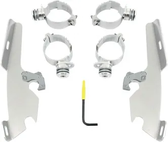 Memphis Shades Fats/Slim Trigger-lock Kit In Polished Finish For Suzuki Models (MEK1989)