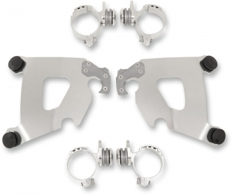 Memphis Shades Cafe Fairing Trigger-Lock Mounting Kit In Polished Stainless Steel For Indian Models (MEK2025)