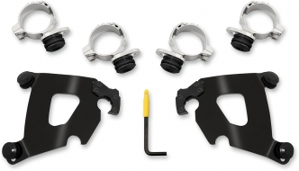 Memphis Shades Cafe Fairing Trigger-Lock Mounting Kit In Black For Indian Models (MEB2025)