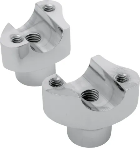 Drag Specialties 1.7 Inch Straight Risers in Chrome (241616)