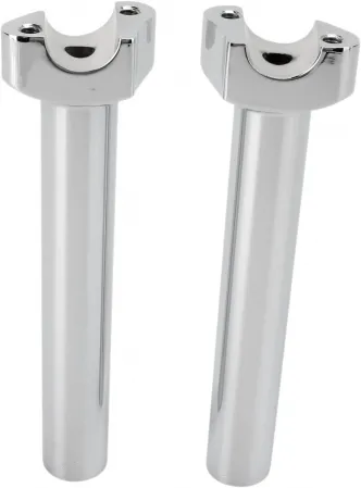 Drag Specialties 8 Inch Straight Risers in Chrome (240999)