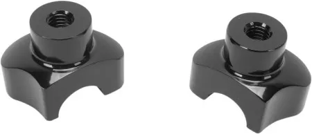 Drag Specialties 1.7 Inch Straight Risers in Black (241617)