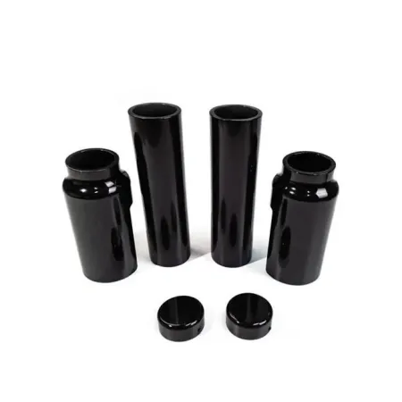 Killer Custom Aggressor Series Full Fork Cover Set in Black Finish For 2013-2017 Softail FXSB Breakout Models (FC-FXSB-13-17)