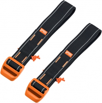 Biltwell 60 Inch Luggage Strap in Black & Orange (3101-0103)