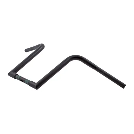 Wild 1 14 Inch Outlaw Z Apehanger in Black Finish For 1982-2020 Harley Davidson With Mechanical & E-Throttle Models (Excluding 1988-2011 Springers) (WO614B)