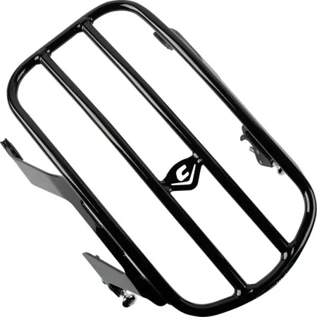 Cobra Detachable Solo Luggage Rack In Black For Harley Davidson 2018-2021 Softail Slim FLSL & 2019-2022 Softail Street Bob FXBB Models (602-2510B)