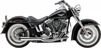Cobra El Diablo 2 Into 1 Exhaust System In Chrome For Harley Davidson 2012-2017 Softail Models (6483)