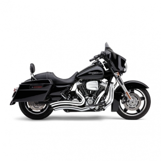 Cobra Speedster Short Swept Exhaust In Chrome Finish For Harley Davidson 2017-2013 Touring Models (6231)
