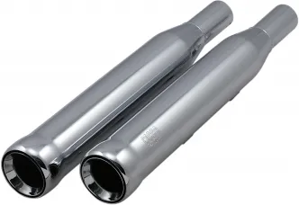 Cobra 3 Inch Neighbour Hater Slip-On Mufflers In Chrome For Harley Davidson 2004-2013 Sportster Models (6085)