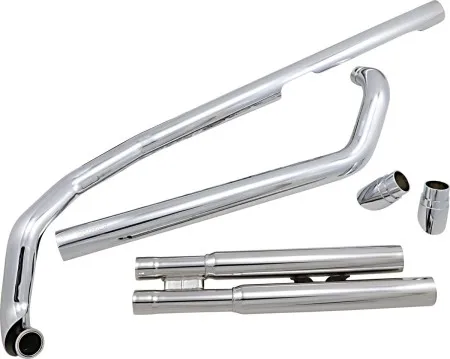 Cobra Speedster Slashdown Exhaust System In Chrome For Yamaha 1999-2009 XVS 1100 Drag Star Models (2817)