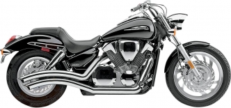 Cobra Speedster Swept Exhaust System In Chrome Finish For Honda 2004-2009 VTX 1300 C Models (1230)