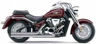Cobra Speedster Longs 2 Into 2 Exhaust System With Straight-Cut Ends In Chrome For Suzuki 2008-2012 C 109 RT Boulevard & VLR 1800 R Intruder Models (3925)