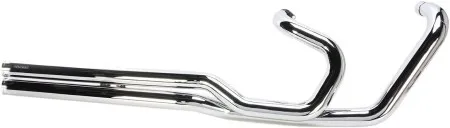 Cobra Speedster Longs 2 Into 2 Straight-Cut Exhaust System In Chrome Finish For Honda 2002-2008 VTX 1800 Models (1926T)