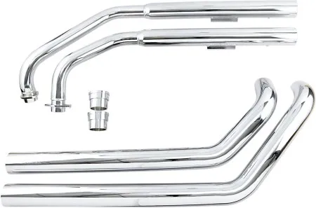 Cobra Dragsters 2 Into 2 Exhaust System In Chrome Finish For Kawasaki 2006-2019 VN 900 Vulcan Models (4618T)