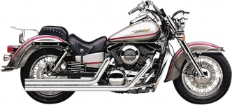 Cobra Speedster Longs 2 Into 2 Exhaust System In Chrome Finish For Kawasaki VN 1500/1600 Vulcan & VZ 1600 Marauder Models (4919T)