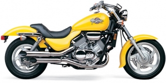 Cobra Slash Cut Slip-On Mufflers In Chrome For Honda 1993-2003 VF 750 Magna Models (1164SC)