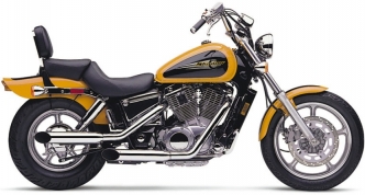 Cobra Classic Slashcut 2 Into 2 Exhaust System In Chrome For Honda 1989-2007 VT 1100 C Shadow Models (1370SC)