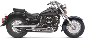 Cobra Drag Pipes 2 Into 2 Exhaust System In Chrome For Yamaha 1997-2015 XVS 650 Drag Star Models (2263)