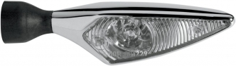 Kellermann Micro Rhombus Front Left/Rear Right Led Turn Signal in Chrome Finish With Clear Lenses (Sold Singly) (126.100)