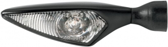 Kellermann Micro Rhombus Front Right/Rear Left Led Turn Signal in Black Finish With Clear Lenses (Sold Singly) (126.250)
