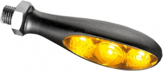 Kellermann Micro S Dark Turn Signal in Black Finish With Smoke Lenses (Sold Singly) (162.100)