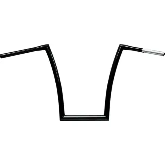 Todds Cycle 17 Inch Ape Hanger 1-1/4 Inch Diameter Strip Handlebar In Gloss Black (0601-2723)