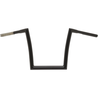 Todds Cycle 12 Inch Ape Hanger 1-1/4 Inch Diameter Strip Handlebar In Gloss Black (0601-2726)