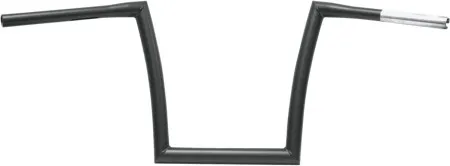 Todds Cycle 12 Inch Ape Hanger 1 1/4 Inch Diameter Strip Handlebar In Flat Black (0601-2807)