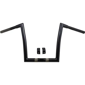 Todds Cycle 12 Inch Ape Hanger 1-1/4 Inch Diameter Handlebar In Gloss Black (0601-3986)