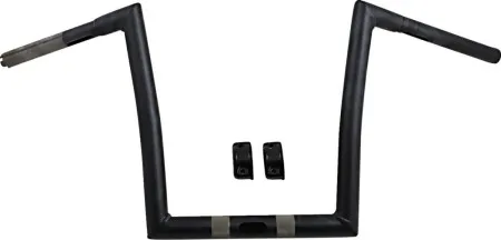 Todds Cycle 12 Inch Ape Hanger 1-1/4 Inch Diameter Handlebar In Flat Black (0601-3987)