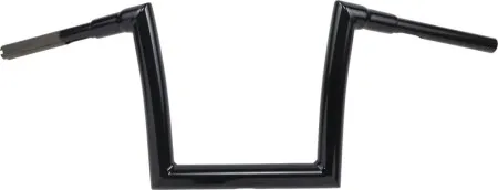 Todds Cycle 10 Inch Ape Hanger 1 1/2 Inch Diameter Strip Handlebar In Gloss Black (0601-4881)