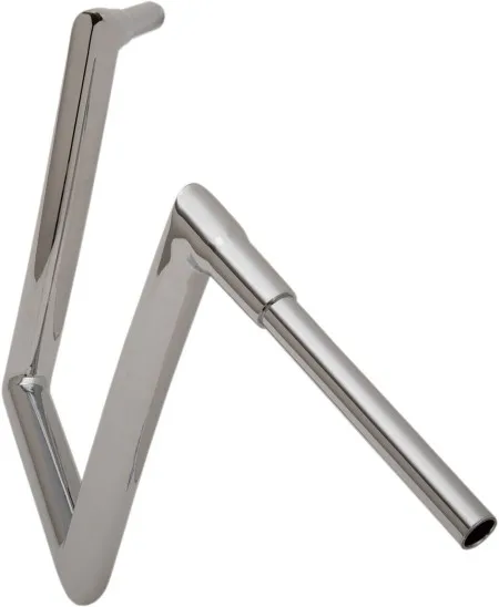 Todds Cycle 12 Inch Ape Hanger 1 1/2 Inch Diameter Strip Handlebar In Chrome (0601-4883)